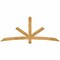 Ekena Millwork Alberta Rough Sawn Timber Gable Bracket, Western Red Cedar, 84"W x 35"H x 4"D x 4"F, 10/12 Pitch GBW084X35X0404ALB00RWR - alternate 1